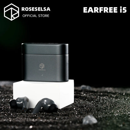 ROSESELSA EARFREE-i5 TWS Earbuds Hybrid Active Noise Cancellation IPX5 Earbuds LDAC HiFi Sound Wireless Earphones