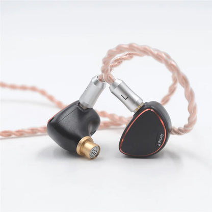 BQEYZ Spring 2 In-Ear Monitor Triple Hybrid BA Dynamic Driver Piezoelectric IEM HiFi with Detachable Cable for Noise Isolation