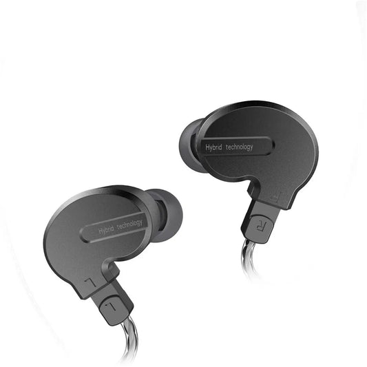 BQEYZ KB1 Triple Drivers Earphones 1DD 3BA HiFi Stereo in-Ear Metal Shell Removable Cable