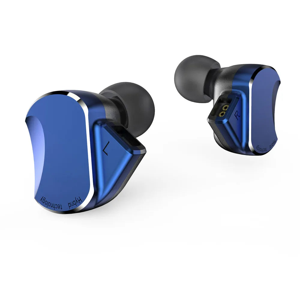 BQEYZ BQ3 HiFi Earphone Metal Housing Sport Headset 3 Balanced Armature 2 Dynamic Drivers In Ear Monitor