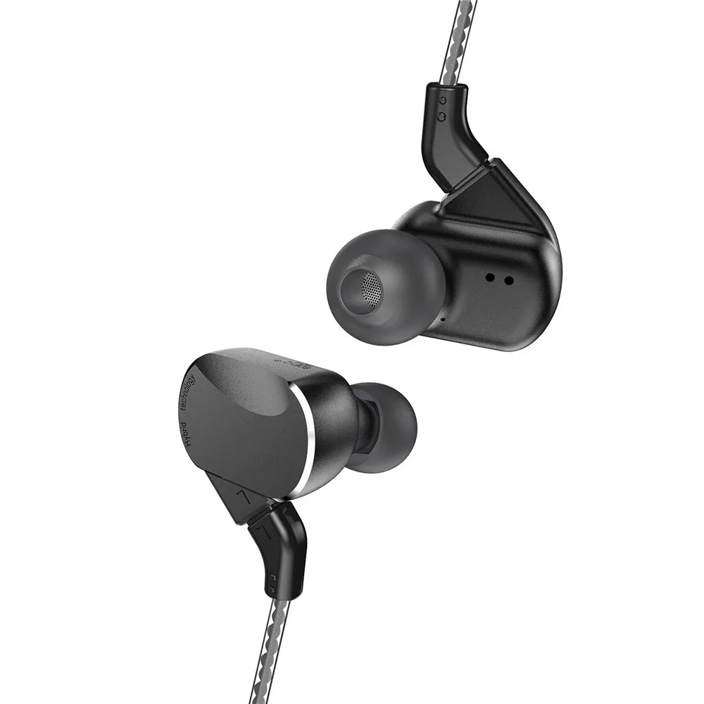 BQEYZ BQ3 HiFi Earphone Metal Housing Sport Headset 3 Balanced Armature 2 Dynamic Drivers In Ear Monitor