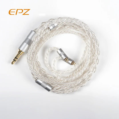 EPZ Copper Wire Earphone Replace Cable  2.5/3.5/4.4mm HIFI Sound Quality Plug Headphone Cable MMCX/0.78mm2Pin