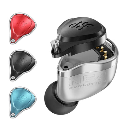 NE4 Evolution 4BA【replaceable Panel Design】In Ear Monitor Earphone