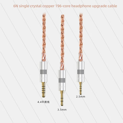 EPZ Copper Wire Earphone Replace Cable  2.5/3.5/4.4mm HIFI Sound Quality Plug Headphone Cable MMCX/0.78mm2Pin