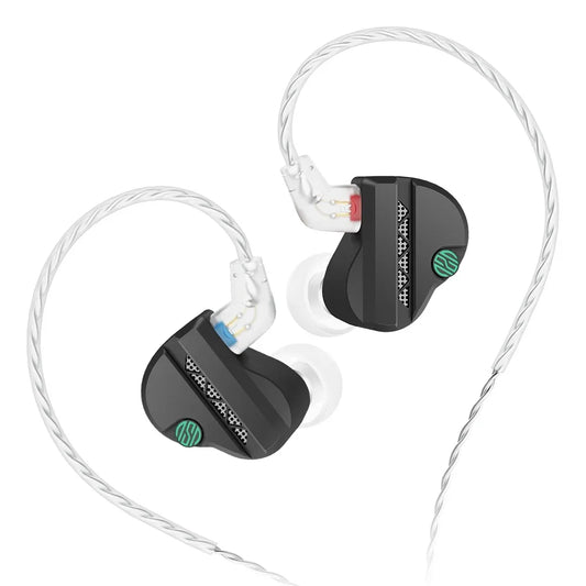 Soratune YI01 HiFi Earphones New CNC Metal Dual Dynamic Driver in-Ear Earphone with Microphone 3.5mm/Type-C Plug 0.78 2pin Cable